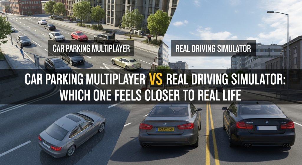 Car Parking Multiplayer vs Real Driving Simulator
