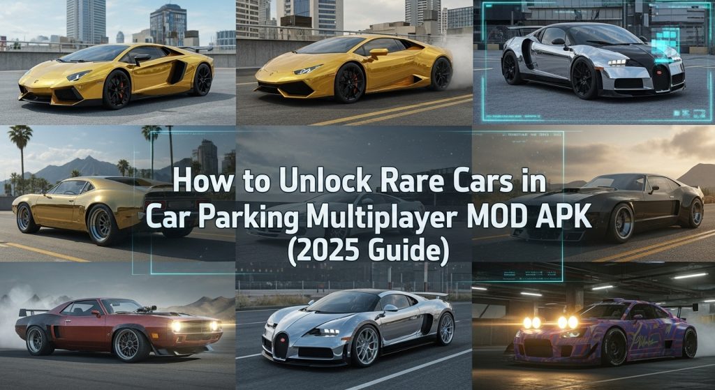 Cars in Car Parking Multiplayer